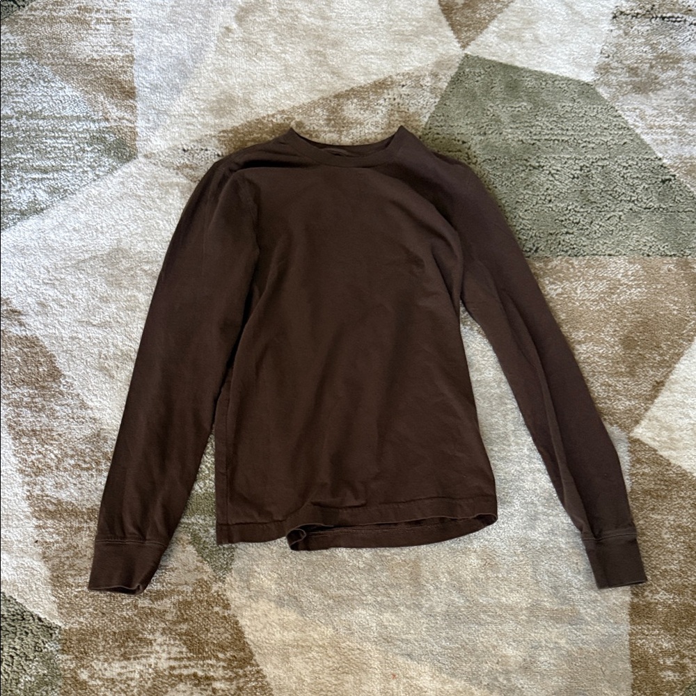Brown Long Sleeve Shirt